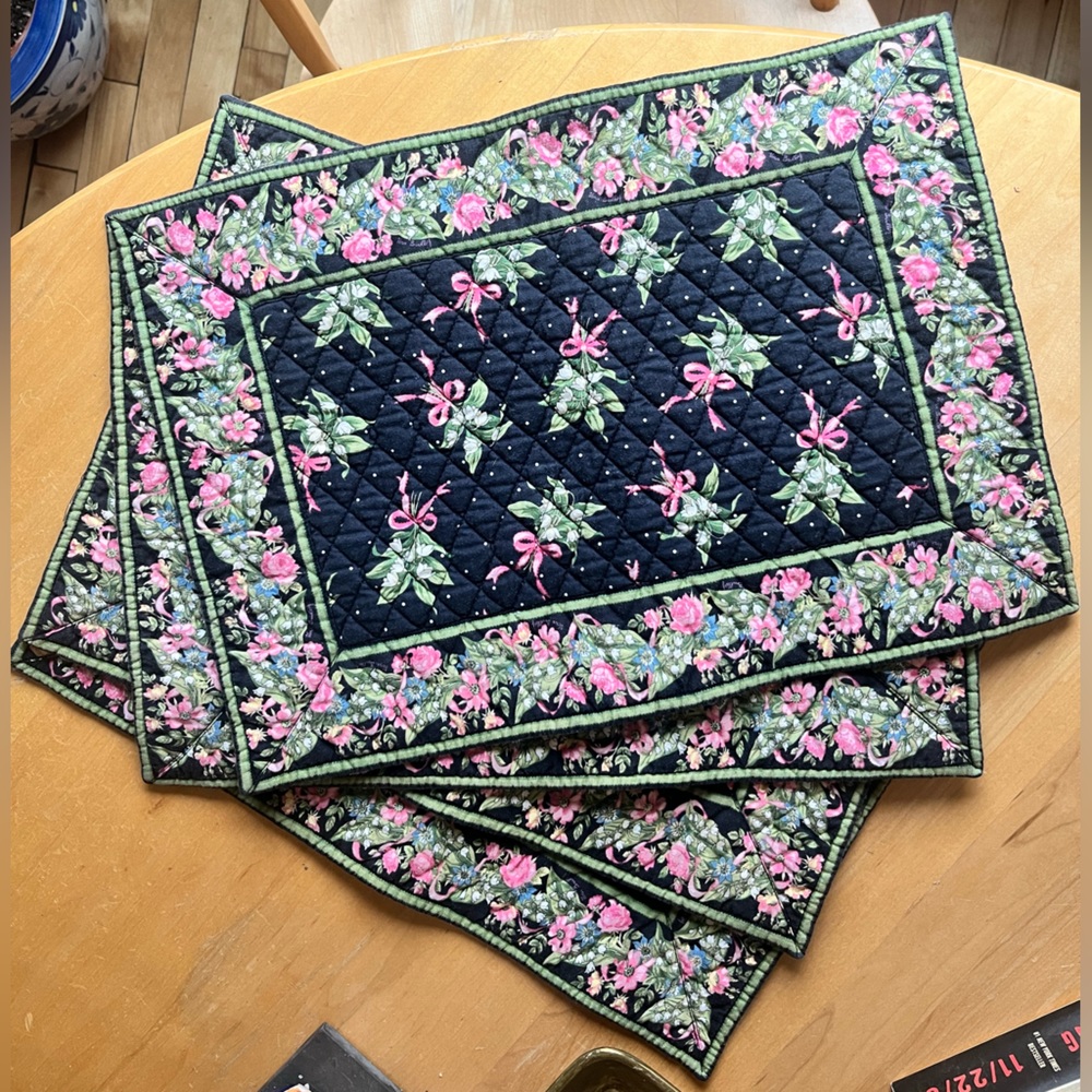 Vera Bradley set of 4 placemats